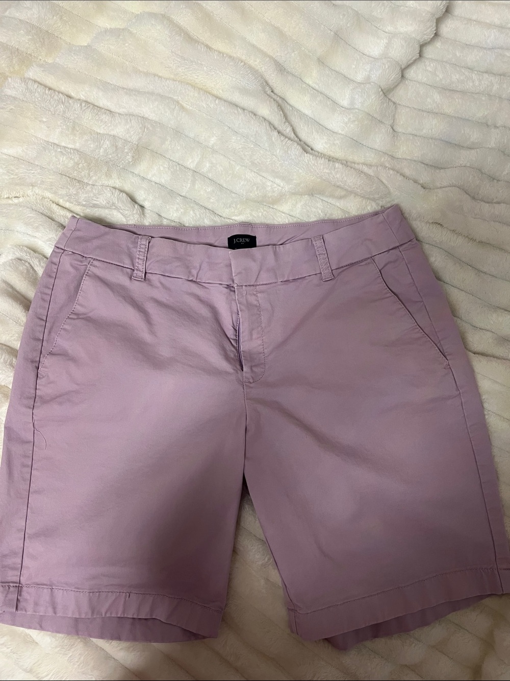 J. Crew Pastel Lilac Bermuda Shorts